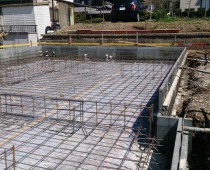 施工実績 岐阜県関市 住宅新築工事 太陽光発電住宅 基礎工事 鉄筋