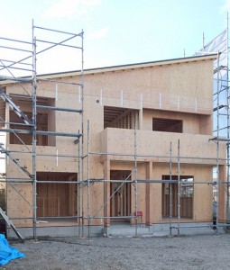 住宅新築工事 建方 岐阜県可児市 施工実績